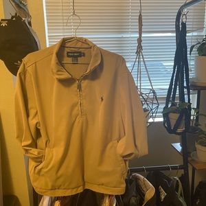 Polo Golf Half Zip Khaki Jacket